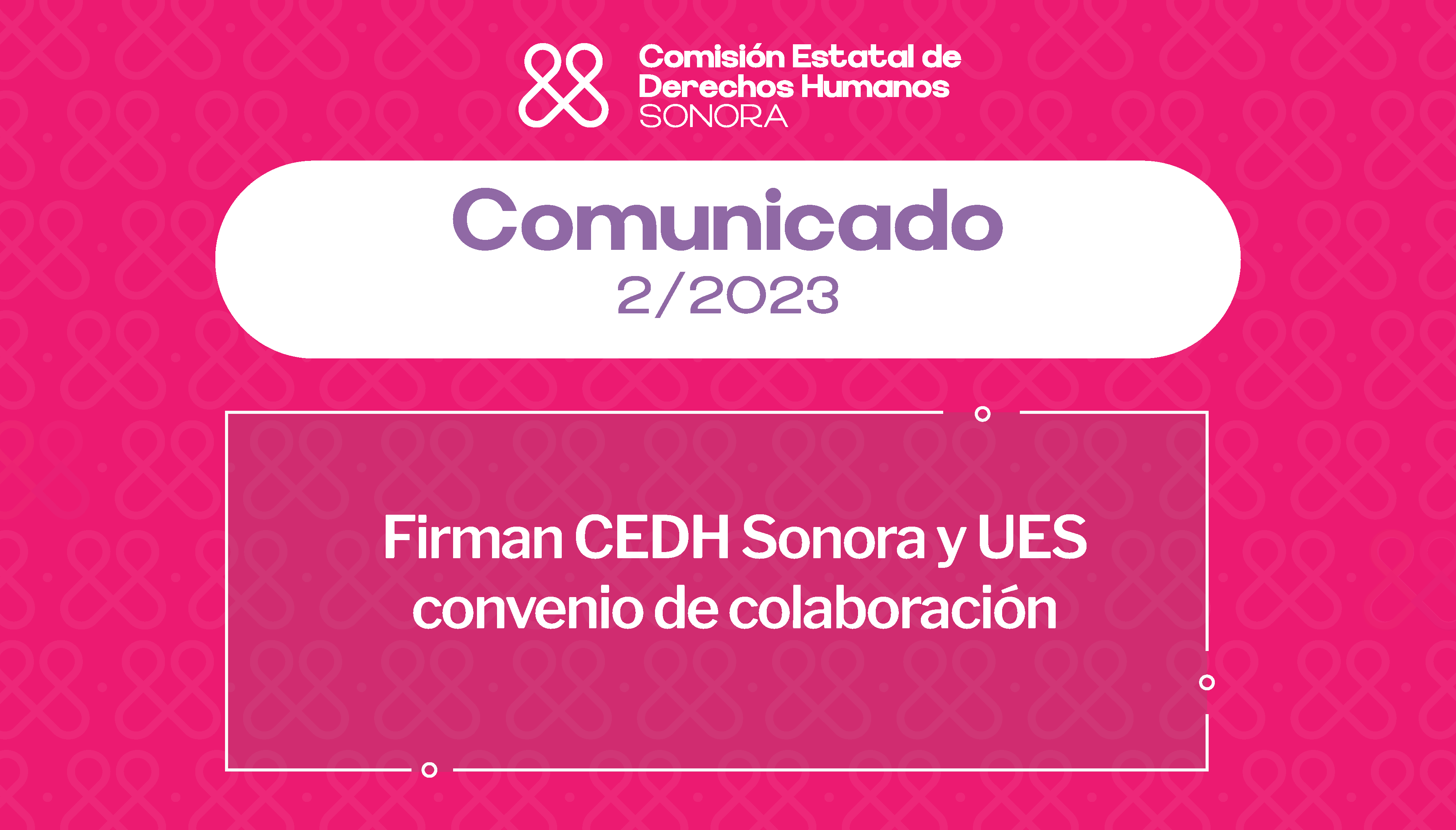 Firman CEDH Sonora y UES convenio de colaboración